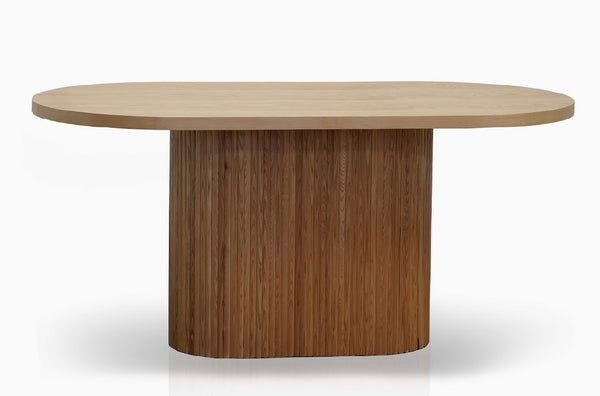 The Oval Dining Table - Natural Wood